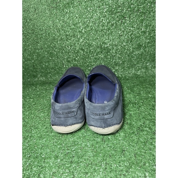 COLE HAAN Motogrand Penny Loafer Mens Size 10.5 Navy Nubuck Slip On Shoes C24717